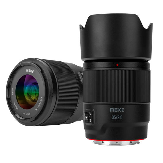 Picture of Meike 35mm F2.0 Full Frame Wide Angle AF STM(Stepping Motor) Lens Auto Focus Fixed Prime Portrait Lenses for Panasonic Lumix Sigma Leica L-Mount Mirrorless Camera S1 S1R S1H S5 FP