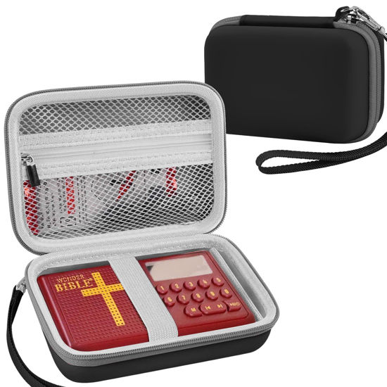 Picture of Leayjeen Travel Carry Case Compatible with Wonder Bible NIV- The Talking Audio Bible Player-Black(New International Version)(Case Only)
