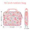 Picture of Choco Mocha 10 Inch Kids Tablet Sleeve Bag for Girls, Kids Tablet Carrying Case for Fire 7, Fire HD 8 Tablet, Kindle Kids Edition, iPad, Toddler Tablet Bag,Dinosaur Pink
