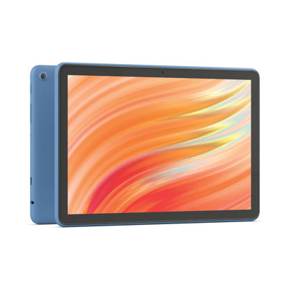 Picture of Certified Refurbished Amazon Fire HD 10 tablet, built for relaxation, 10.1" vibrant Full HD screen, octa-core processor, 3 GB RAM, latest model (2023 release), 32 GB, Ocean