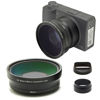 Picture of FotoZ Conversion Lens for Ricoh GR IIIX & GR IIIX HDF, 49mm 0.75x Wide Angle & Macro 2 in 1 Lens with Lens Hood, Lens & Filter Adapter