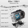 Picture of OKFUN 50M/164FT Waterproof Housing Case Compatible for DJI Osmo Action 5 Pro Action4 Action3 Diving Protection Underwater Dive Cover Protective Shell with Bracket Accessories