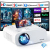 Picture of Projector with WiFi and Bluetooth, Pericat 13000L 4K Supported Native 1080P Projector, Portable Movie Outdoor Projector for Home Theater, Mini Projector Compatible w/ PC, HDMI, USB, TV Stick, PS5