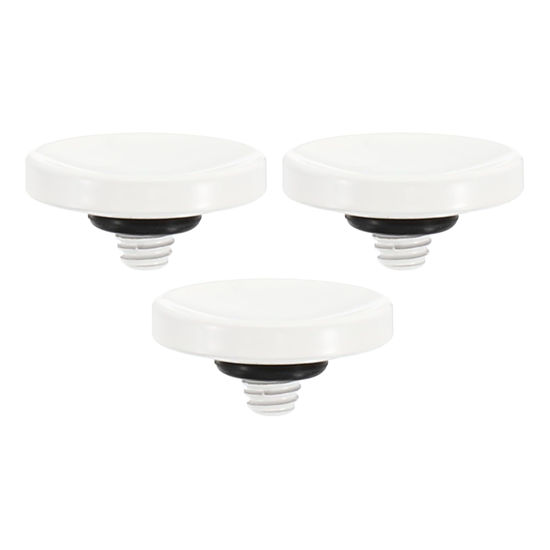 Picture of PATIKIL Camera Shutter Button, 3 Pack Soft Shutter Release Button Pure Copper Camera Button Concave Suitable for Nikon for Fujifilm for Leica DSLR/SLR Camera, White