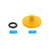 Picture of PATIKIL Camera Shutter Button, 3 Pack Soft Shutter Release Button Pure Copper Camera Button Concave Suitable for Nikon for Fujifilm for Leica DSLR/SLR Camera, Yellow