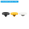 Picture of PATIKIL Camera Shutter Button, 3 Pack Soft Shutter Release Button Pure Copper Camera Button Concave Suitable for Nikon for Fujifilm for Leica DSLR/SLR Camera,Black White Yellow