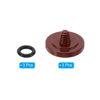 Picture of PATIKIL Camera Shutter Button, 3 Pack Soft Shutter Release Button Pure Copper Camera Button Concave Suitable for Nikon for Fujifilm for Leica DSLR/SLR Camera, Dark Red