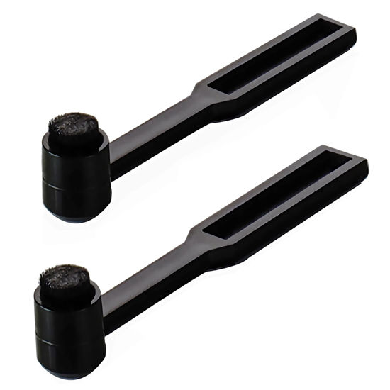 Picture of 2PCS Record Player Needle Cleaning Brush, Turntable Stylus Cleaning Brush to Clean Record Needle Stylus Dirt and Dust