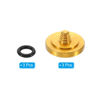 Picture of PATIKIL Camera Shutter Button, 3 Pack Soft Shutter Release Button Pure Copper Camera Button Concave Suitable for Nikon for Fujifilm for Leica DSLR/SLR Camera, Golden