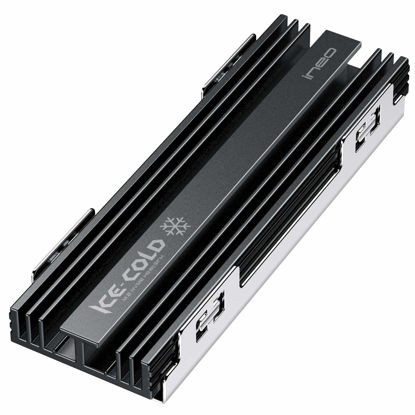 Picture of ineo M.2 heatsink 2280 SSD with Thermal Silicone pad for PC / PS5 M.2 PCIE NVMe SSD [M16]