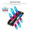 Picture of ineo M.2 heatsink 2280 SSD with Thermal Silicone pad for PC / PS5 M.2 PCIE NVMe SSD [M16]