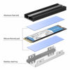 Picture of ineo M.2 heatsink 2280 SSD with Thermal Silicone pad for PC / PS5 M.2 PCIE NVMe SSD [M16]