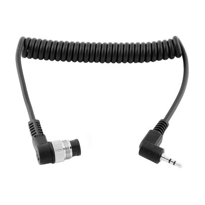 Picture of 2.5mm to N1 Camera Shutter Release Cable Remote Control Cord Speedlight Flash Trigger Connect Spring Coiled Wire Cord for Nikon Z8 Z9 D850 D500 D5 D810 D810A D800 D700 D4s D4 D3 D3s