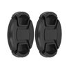 Picture of SIOTI 40.5mm Lens Cap, 2 Packs + 1 Piece Cleaning Wiper, Model:LC-40.5, Compatiable with Camera Lens & Lens Filter & Filter Adapter Ring etc.(40.5mm)