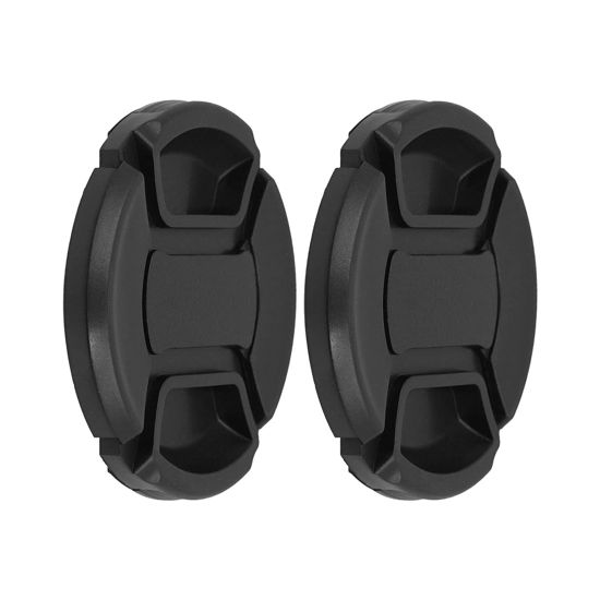 Picture of SIOTI 40.5mm Lens Cap, 2 Packs + 1 Piece Cleaning Wiper, Model:LC-40.5, Compatiable with Camera Lens & Lens Filter & Filter Adapter Ring etc.(40.5mm)