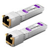 Picture of XZSNET 10GBASE-T SFP+ Transceiver, SFP+ to RJ45, 10G Copper SFP+ to Ethernet Module Compatible with Cisco SFP-10G-T-S, Ubiquiti UniFi UF-RJ45-10G, Mikrotik, Meraki, Netgear, D-Link and More, 2 Pack