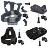 Picture of Accessories Kit Quick Release Head Strap Mount + Chest Mount Harness + Backpack Clip Holder + 360°Rotating Wrist Strap for Gopros Heros 12/11/10/9/8/Max/7/6/5 Insta360 One Camera and Smartphones