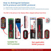Picture of JIUWU M.2 (NGFF) SSD to AD905A SATA III 3 Adapter with 5 Pin Connector Hard Disk Drive Converter Card