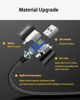 Picture of SOLMIMI USB C Female to USB Male Adapter 4FT(1.2M), Upgraded Type C to USB 3.0 Male Adapter with 10Gbps High-Speed Data Transmission for Laptop, Charger, Power Bank, U Disk(Net Cord Length 3.7ft)