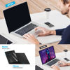 Picture of JEAPKA Magnetic Laptop Privacy Screen Filter 15.6 inch for 16:9 Widescreen Computer Monitor, Removable Anti Blue Light Privacy Shield, Anti-Glare Protector