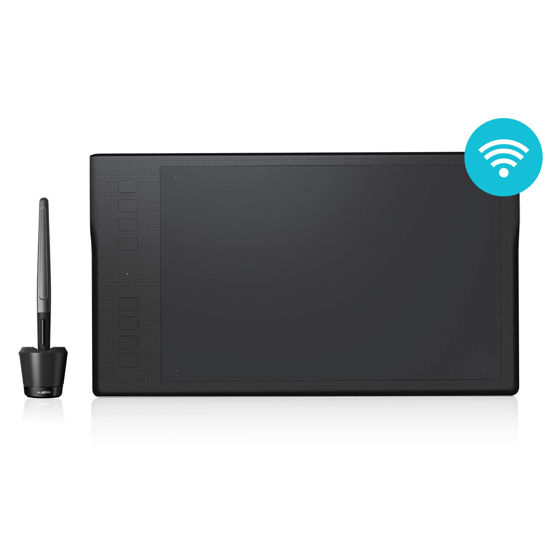 Picture of HUION Inspiroy Q11K Wireless Graphic Drawing Tablets with 8192 Pressure Sensitivity 8 Customizable Shortcut Keys, 11 x 6.87 inches Digital Pen Tablet for Mac, Windows PC