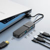 Picture of USB to HDMI Adapter, Eanetf Dual USB C USB A 3.0 Hub: 5 Ports with 2* USB-C and 2* USB-A and 1* HDMI Extend for TV,DVD Player,Projector,Monitor,Laptop,PS4,Flash Drive, HDD,Xbox, Printer etc - 5 in 1
