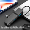 Picture of USB to HDMI Adapter, Eanetf Dual USB C USB A 3.0 Hub: 5 Ports with 2* USB-C and 2* USB-A and 1* HDMI Extend for TV,DVD Player,Projector,Monitor,Laptop,PS4,Flash Drive, HDD,Xbox, Printer etc - 5 in 1