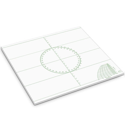 Picture of Gilprop 50 Pcs Marine Navigation Universal Plotting Sheet 14 x 12.9 Inch VP-OS Sheet Plotting Sheet for Marine Navigation Boat Navigation Tools