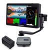 Picture of FEELWORLD F6 Plus V2 6 inch DSLR Camera Field Touch Screen Monitor with F750 Battery 4400mAh and Bag, Waveform HDR LUT 1920x1080 IPS Video Peaking Focus Assist 4K HDMI 8.4V DC in Out