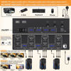 Picture of 8K KVM Switch 3 Monitors 3 Computers HDMI + DisplayPort, KCEVE USB 3.0 DP KVM Switcher, 8K@30Hz/4k@144Hz Triple Monitor DP KVM for 3 PC Share 3 Display and 4 USB 3.0 Devices