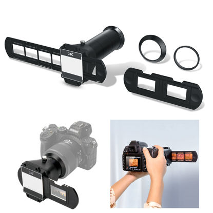 Picture of JJC ES-2 Film Digitizing Adapter Set Kit for Negative Copying and Converts 35mm Film & Slides to Digital Files Photo, Fits Camera with Select Canon Nikon Sony Macro Lenses