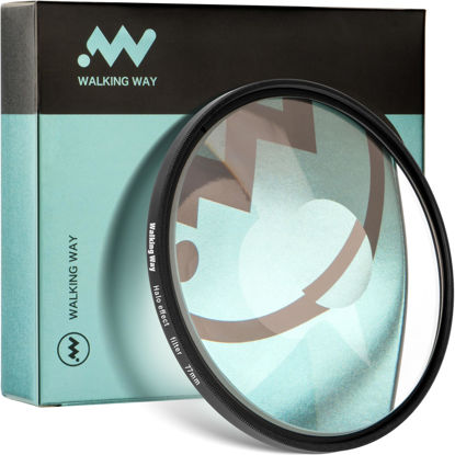 Picture of Walking Way Whirlpool Camera Effects Filter, Tunnel Vision Lens Filter, Spiral Halo Prism Lens Filter with Vortex and Circular Halo Frame Effect for Camera Lens (49mm)