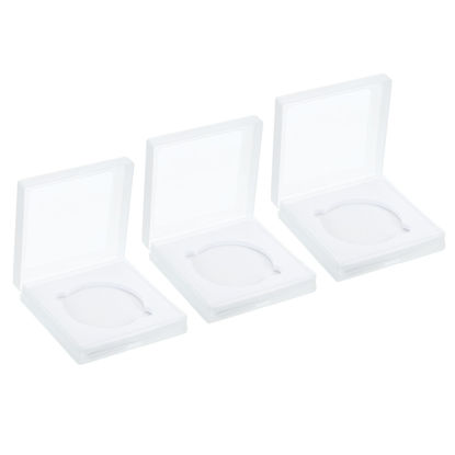 Picture of PATIKIL 58mm Lens Filter Case, 3pcs Camera Filter Case Portable Lens Filter Box Water Resistant Dustproof Plastic for Photography Filter Storage