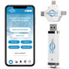 Picture of ThePhotoStick® Omni 32GB - Secure Photo & Video Backup and Transfer | Digital File Organization | USB & Multiport Connection for Phones, Tablets and Computers | Portable Memory | External Storage