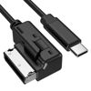 Picture of Drimfly AMI MMI to USB-C Aux Cable, for Apple iPhone 16 Series, iPhone 15 Series and Other USB-C Compatible Devices, Compatible with VW,Audi A3/A4/A5/A6/A7/A8/S4/S6/S8/Q5/Q7/R8/TT 2011-2016