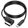 Picture of Drimfly AMI MMI to USB-C Aux Cable, for Apple iPhone 16 Series, iPhone 15 Series and Other USB-C Compatible Devices, Compatible with VW,Audi A3/A4/A5/A6/A7/A8/S4/S6/S8/Q5/Q7/R8/TT 2011-2016