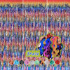 Picture of 3 Pack Colorful Foil Fringe Curtain Backdrop - 6.6 x 3.3 ft Wavy Rainbow Tinsel Backdrop Curtain Metallic Streamers Iridescent Holiday Photo Booth Party Decorations