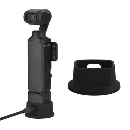 Picture of Camera Mount Stand Base for DJI OSMO Pocket 3,Silicone Support Base Desktop Stable Bracket Non-Slip Support Adapter Camera Mount Accessories