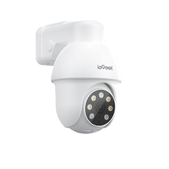 Picture of ieGeek 5MP POE Camera, Outdoor Security IP Camera with 355° Pan/90° Tilt, Wired Security Cameras for Home Surveillance, AI Detection, Auto Tracking, 2-Way Audio, Night Vision, 24/7 Recording
