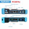Picture of Rsrteng IP Camera Tester, IPC-5200 Plus 8MP AHD CVI TVI SDI CVBS IP Camera Test 4K HD Display Video Monitor 5inch IPS Touch Screen IPC Tester Support POE PTZ RS485 HDMI & VGA Input DC12V Output