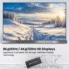 Picture of 8K@60Hz 4K@120Hz HDMI + Displayport KVM Switch 2 Monitors 2 Computers, USB 3.0 Dual Monitor HDMI + DP KVM Switch for 2 PCs Share 2 Monitors and 4 USB 3.0 for Keyboard, Mouse, Printer and More
