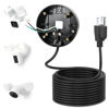 Picture of Power Cable and Plug-in Mount for Floodlight Cams Compatible with Floodlight Cam Wired Pro/Plus, Blink Wired Floodlight Camera, Electrical Box with 20ft Weatherproof Cable -(2in1 Mount and Cord Set)