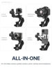 Picture of FeiyuTech SCORP Mini 2 [Official] Gimbal Stabilizer with 3 axis, All in One Gimbal for Mirrorless Cameras,Smartphone,Action Cameras,Built-in AI Tracker,Vertical Quick Release Plate,Black