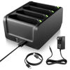 Picture of 4 Slot Charging Cradle kit for Zebra TC77 TC70 TC75 Battery SAC-TC7X-4BTYC1 Barcode Scanners BT-000318 TC72 TC70X TC75X Battery Charger Station with Type-C Cable and Power Adapter (1)