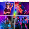 Picture of leshiou RGB Video Light Wand, Handheld Multi Color LED Photography Light Stick with Remote Control, Dimmable 2500K-6500K CRI97+ Full-Color LED Light with 2500mAh Rechargeable Battery, 12 Light Scenes