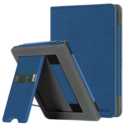 Picture of CoBak Case with Stand for Kindle Paperwhite - Durable PU Leather Cover with Auto Sleep Wake, Card Slot, Hand Strap Feature - Fits Kindle Paperwhite 11th Generation 6.8" Signature Edition 2021 Released