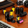 Picture of GBSTORE 10pcs 35mm Caliber Plastic Film Canisters with caps (Black)