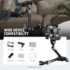 Picture of Neewer 11" Articulating Magic Arm Clamp Mount with Super Clamp, Camera Monitor Mount with 1/4" 3/8" ARRI Locating Pins & Holes for DSLR Action Camera Video Light Compatible with SmallRig Cage, ST16C