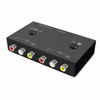 Picture of RuiPuo 2 Port AV to HDMI Converter, Dual RCAto HDMI Adapter, Composite to HDMI Adapter Support 16:9/4:3 Compatible with WII/N64/PS1/PS2/PS3/VHS/VCR/DVD Players etc(2 AV in 1 HDMI Out)