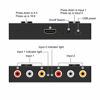 Picture of RuiPuo 2 Port AV to HDMI Converter, Dual RCAto HDMI Adapter, Composite to HDMI Adapter Support 16:9/4:3 Compatible with WII/N64/PS1/PS2/PS3/VHS/VCR/DVD Players etc(2 AV in 1 HDMI Out)